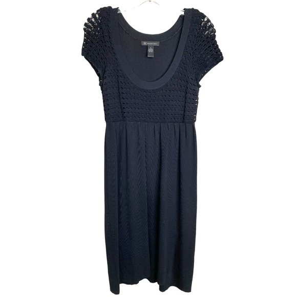 INC International Concepts Dresses & Skirts - INC International Concepts Womens Black Knit Empire Dress Size S Y2K Dark Fairy